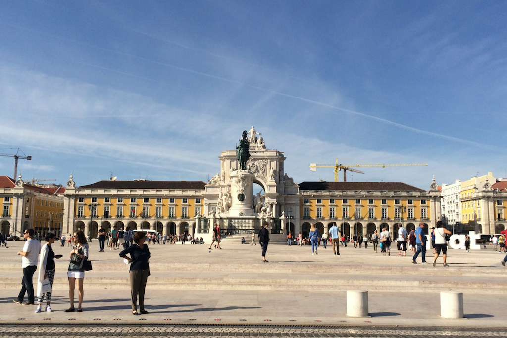 The Praça do Comércio, Lisbon, Portugal